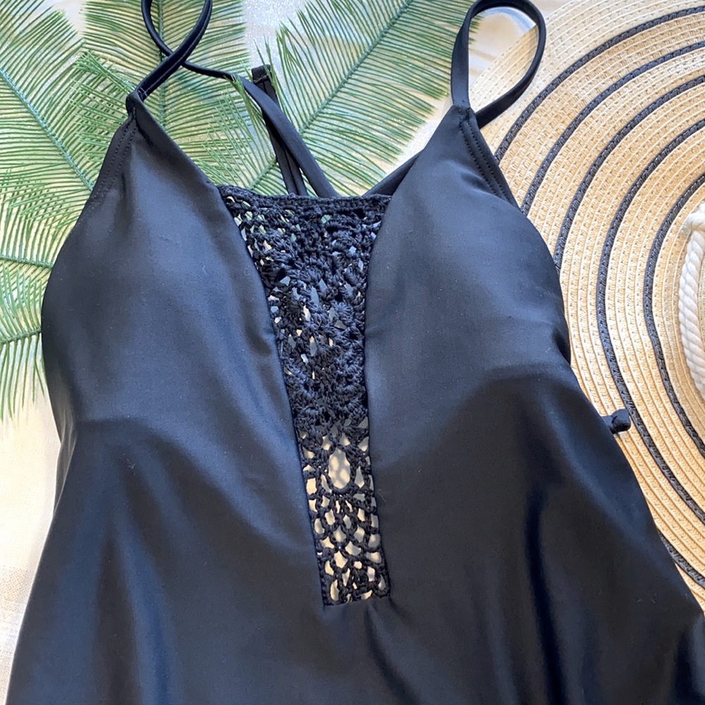 Black One Piece Swimsuit